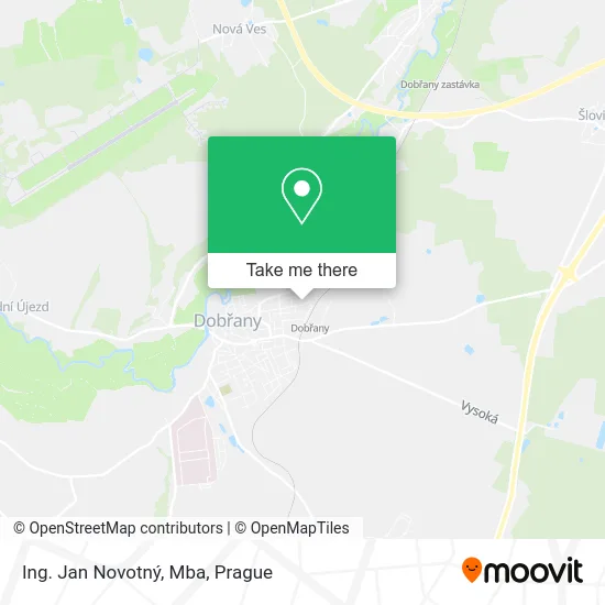 Карта Ing. Jan Novotný, Mba