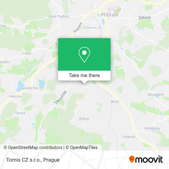 Карта Tomis CZ s.r.o.