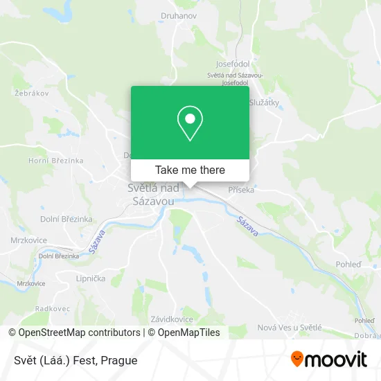 Карта Svět (Láá.) Fest