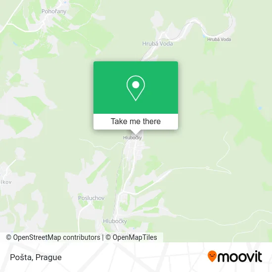Карта Pošta