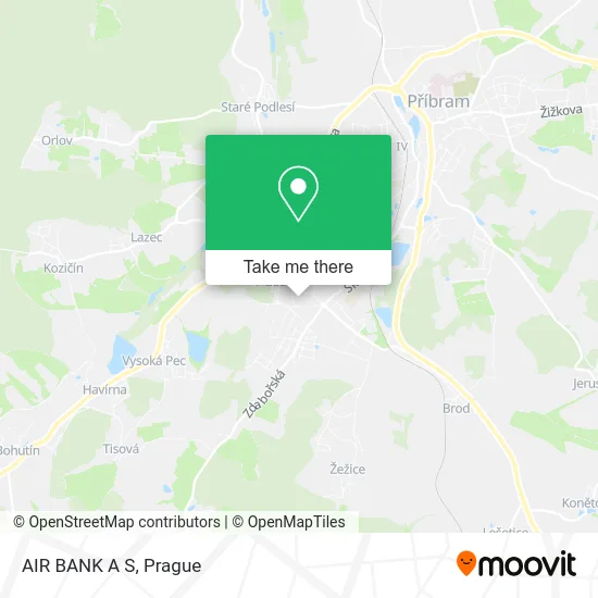 Карта AIR BANK A S