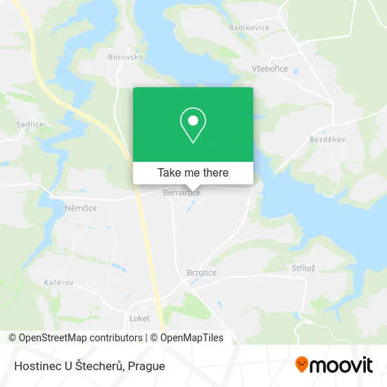 Карта Hostinec U Štecherů