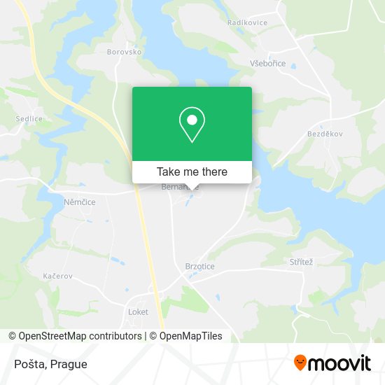Карта Pošta