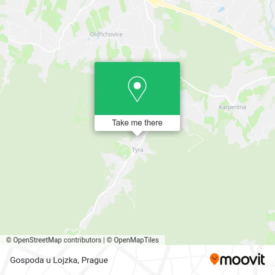 Карта Gospoda u Lojzka