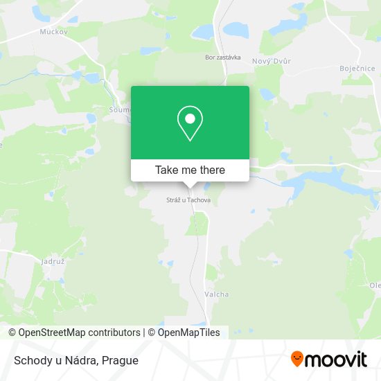 Карта Schody u Nádra