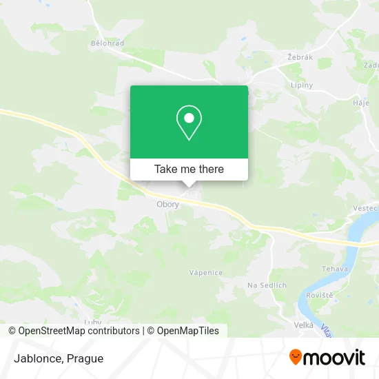 Карта Jablonce
