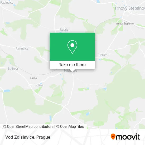 Карта Vod Zdislavice