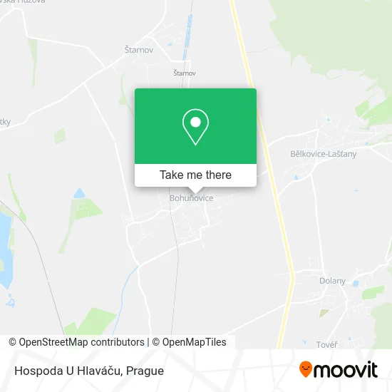 Карта Hospoda U Hlaváču