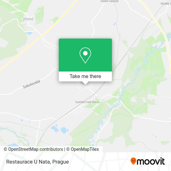 Карта Restaurace U Nata