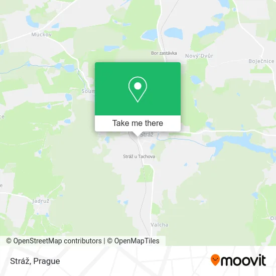 Карта Stráž