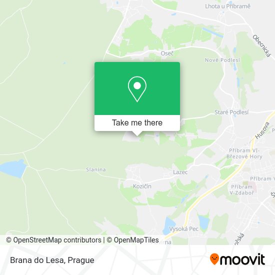 Карта Brana do Lesa