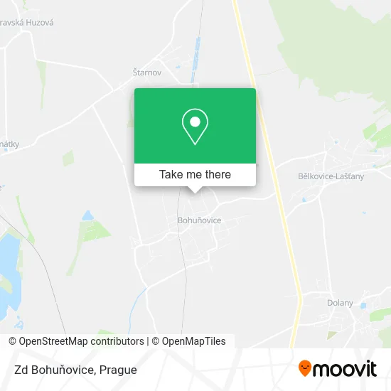 Карта Zd Bohuňovice