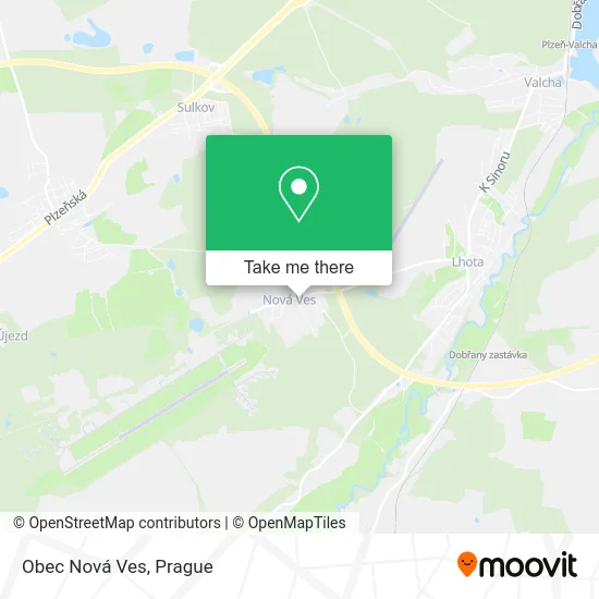 Карта Obec Nová Ves