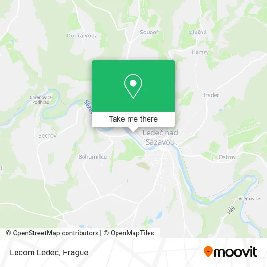 Карта Lecom Ledec