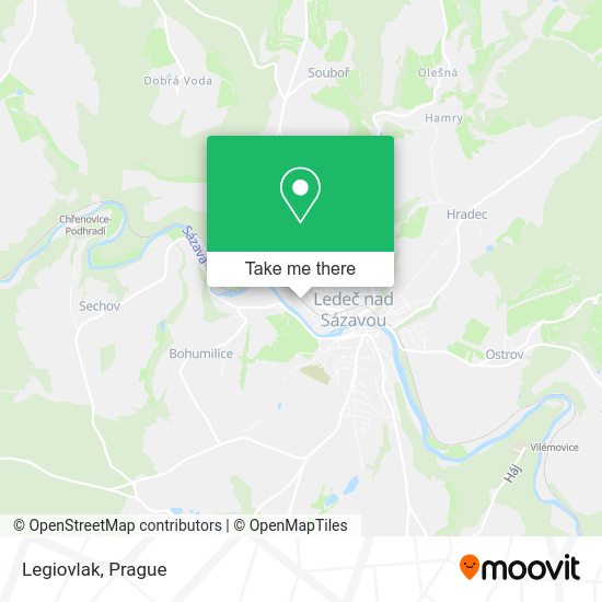 Карта Legiovlak