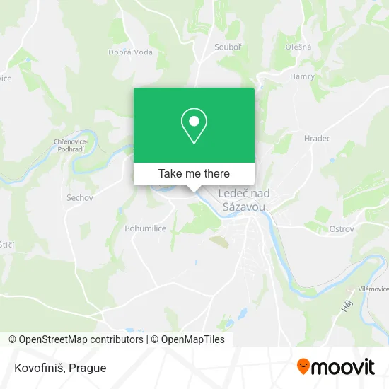 Карта Kovofiniš