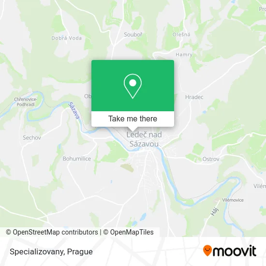 Карта Specializovany