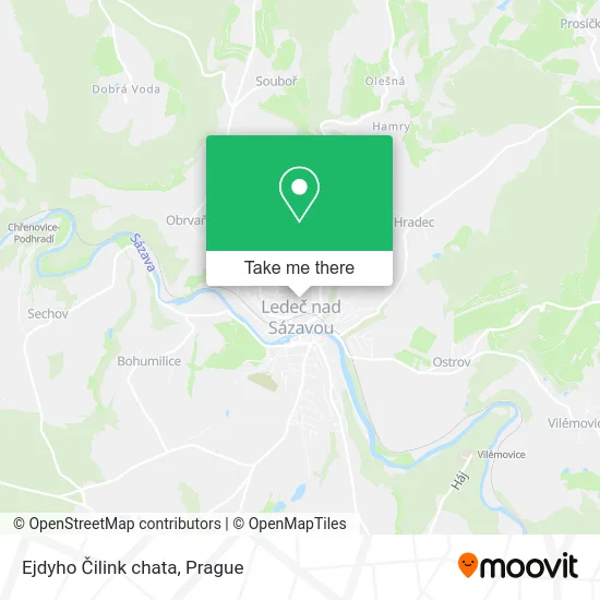 Карта Ejdyho Čilink chata