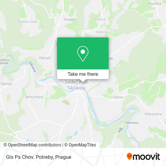 Карта Gls Ps Chov. Potreby