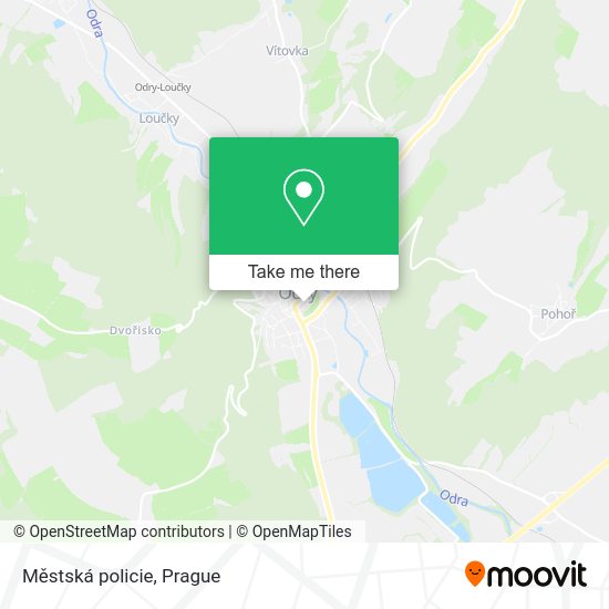Карта Městská policie