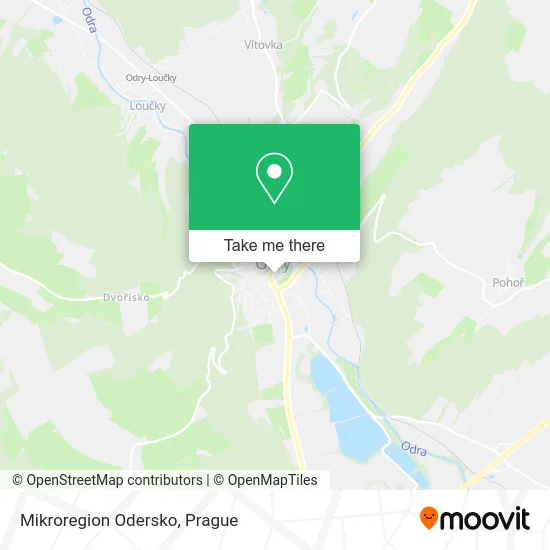 Карта Mikroregion Odersko