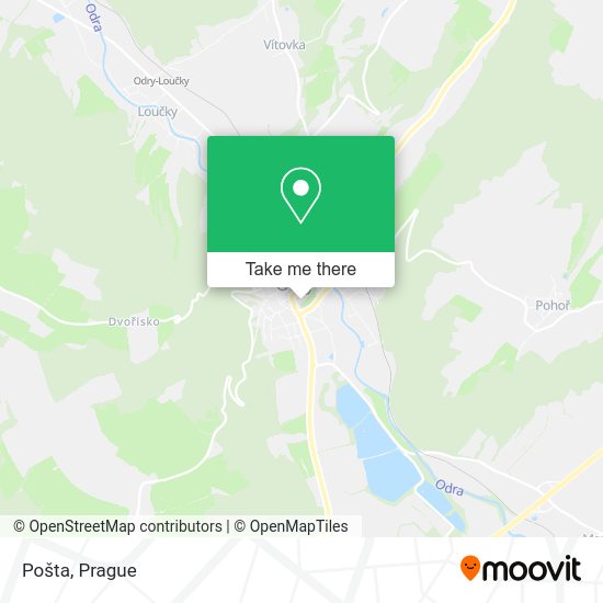 Карта Pošta