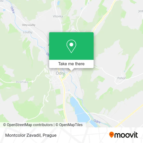 Карта Montcolor Zavadil