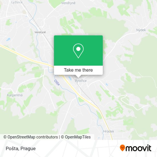 Карта Pošta