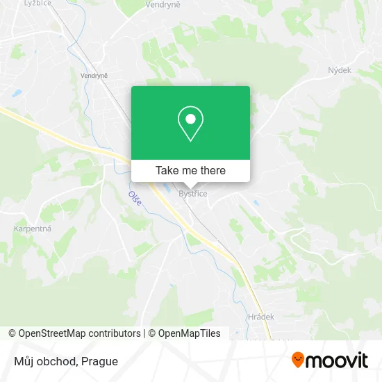 Карта Můj obchod