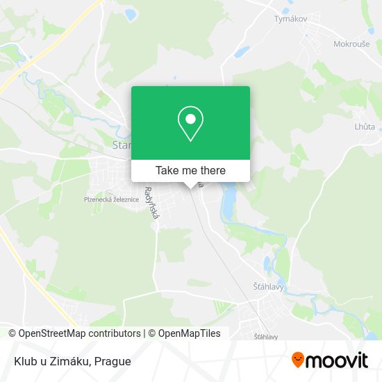 Карта Klub u Zimáku