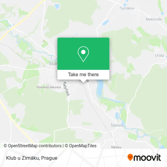 Карта Klub u Zimáku