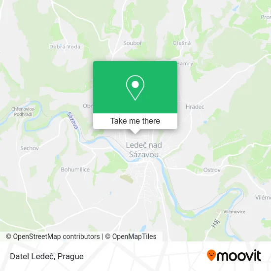 Карта Datel Ledeč