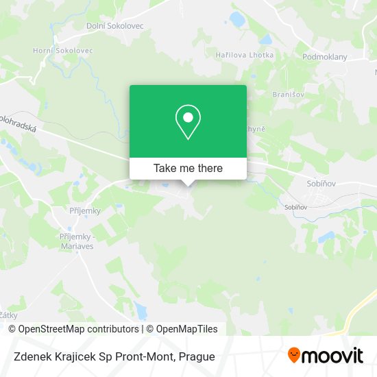 Карта Zdenek Krajicek Sp Pront-Mont
