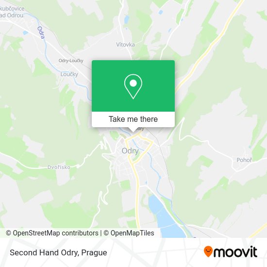 Карта Second Hand Odry