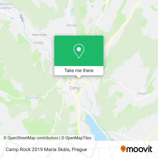 Карта Camp Rock 2019 Maria Skála