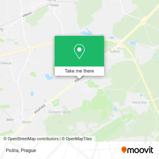 Карта Pošta