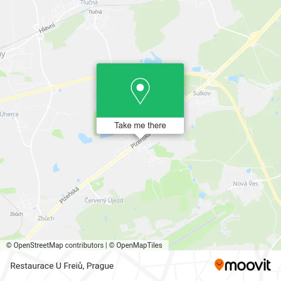 Карта Restaurace U Freiů