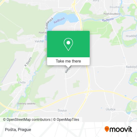 Карта Pošta