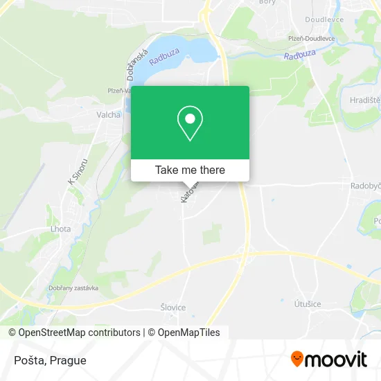 Карта Pošta