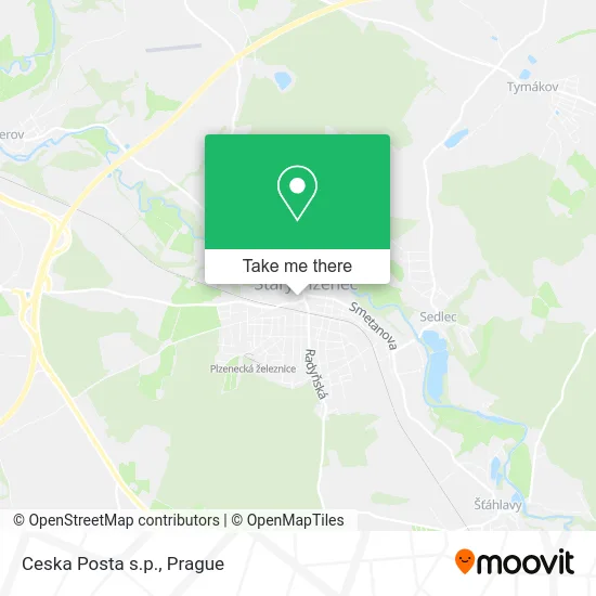 Карта Ceska Posta s.p.