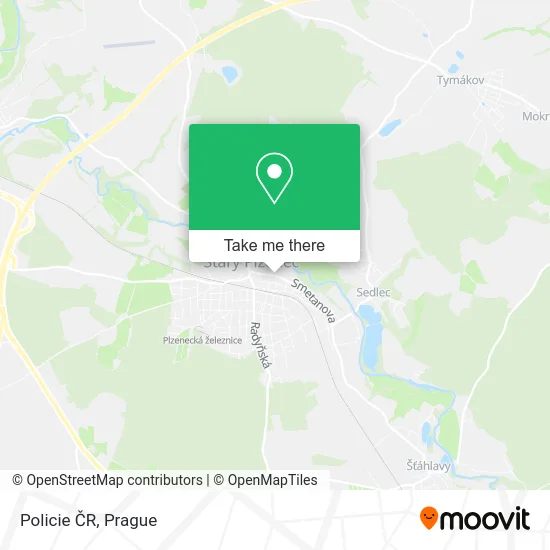Policie ČR map