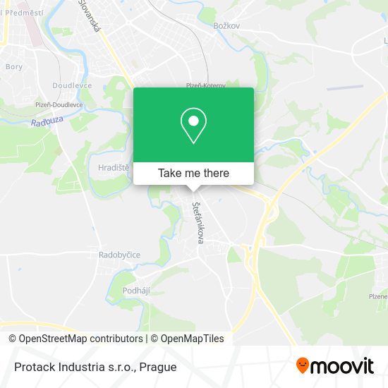 Карта Protack Industria s.r.o.