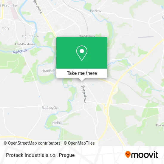 Карта Protack Industria s.r.o.