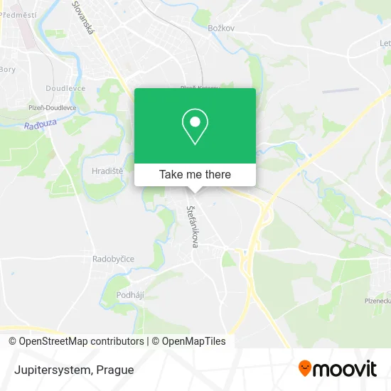 Карта Jupitersystem