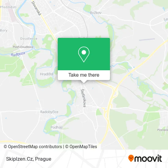 Карта Skiplzen.Cz