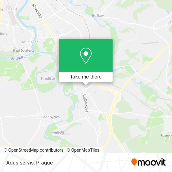 Карта Adus servis