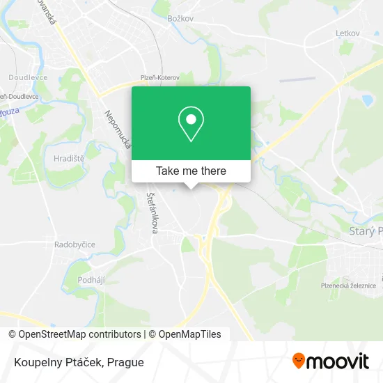 Карта Koupelny Ptáček