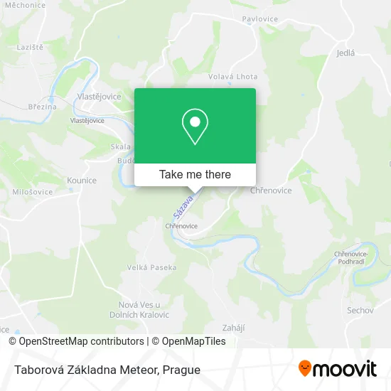 Карта Taborová Základna Meteor