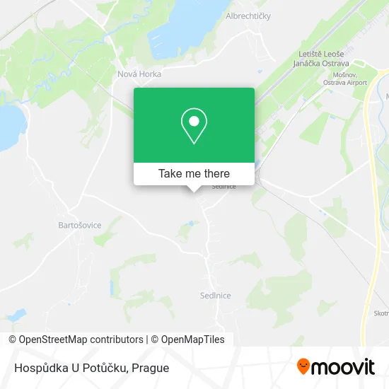 Карта Hospůdka U Potůčku