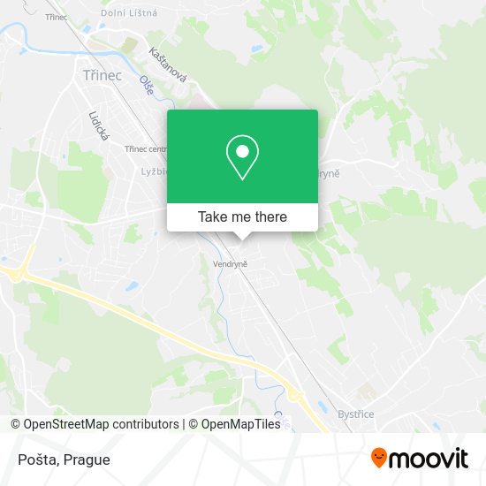 Карта Pošta